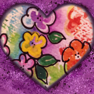 Purple Muerte surface pattern design