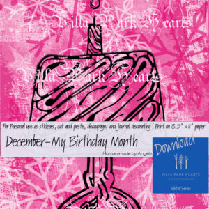 December-My Birthday Month Cake