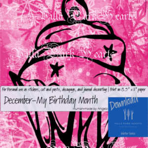 December-My Birthday Month Cupcake