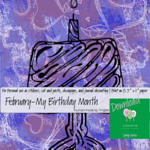 February-My Birthday Month Cake