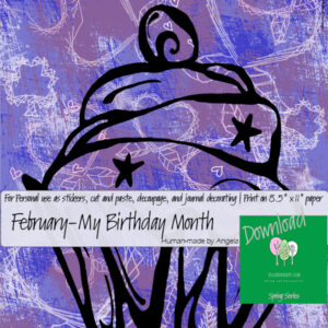 February-My Birthday Month Cupcake