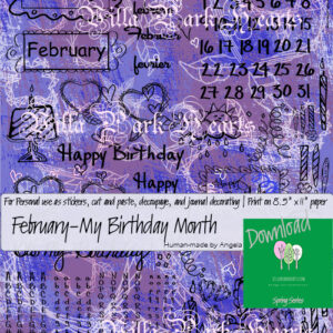 February-My Birthday Month