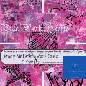 January-My Birthday Month Bundle of 5