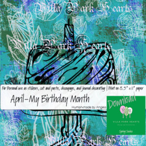 April-My Birthday Month Cake