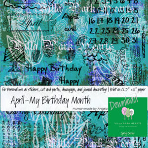 April-My Birthday Month