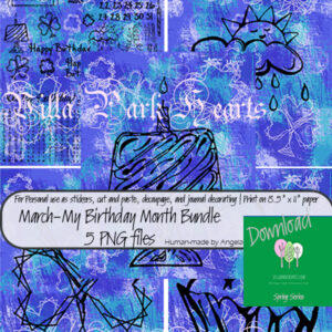 March-My Birthday Month Bundle of 5