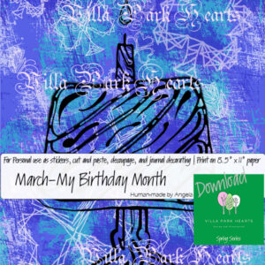 March-My Birthday Month Cake