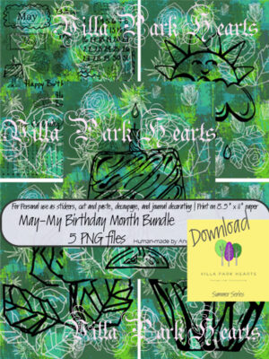 May-My Birthday Month Bundle of 5