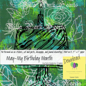 May-My Birthday Month Cake