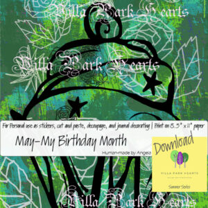 May-My Birthday Month Cupcake